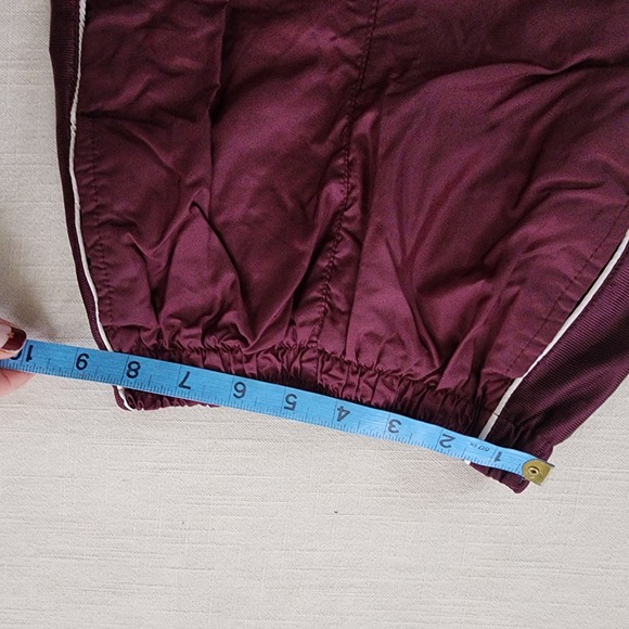 Vintage Maroon Windbreaker Pants 4t - Picture 4 of 6